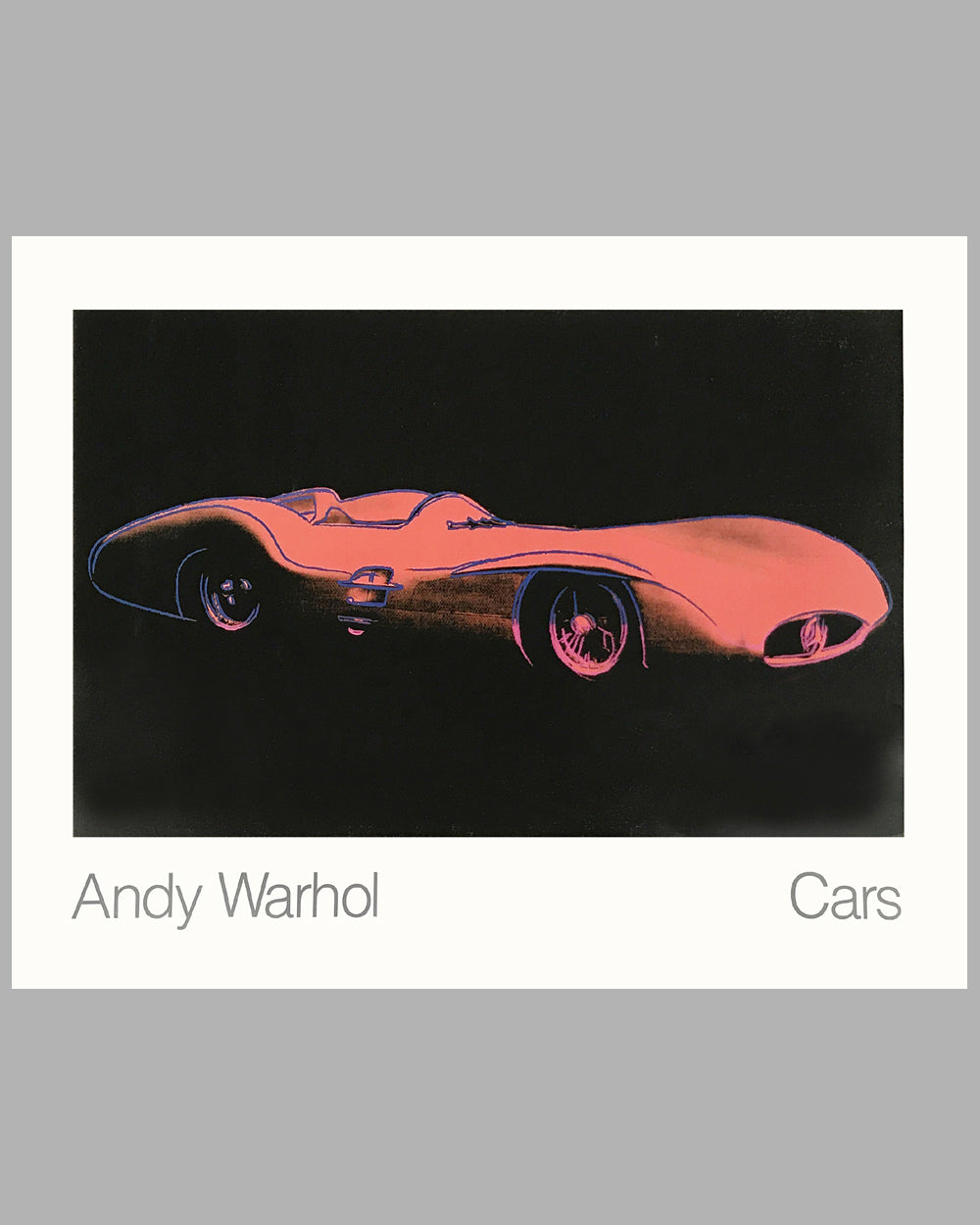 Cars by Andy Warhol - 1954 Mercedes Benz W-196-R Poster