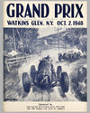 1948 U.S. Grand Prix at Watkins Glen program