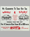Wiggle & Bounce silkscreen metal sign by Aerodinamic