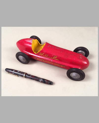 Wilbur Shaw Indianapolis Motor Speedway aluminum toy race car 2