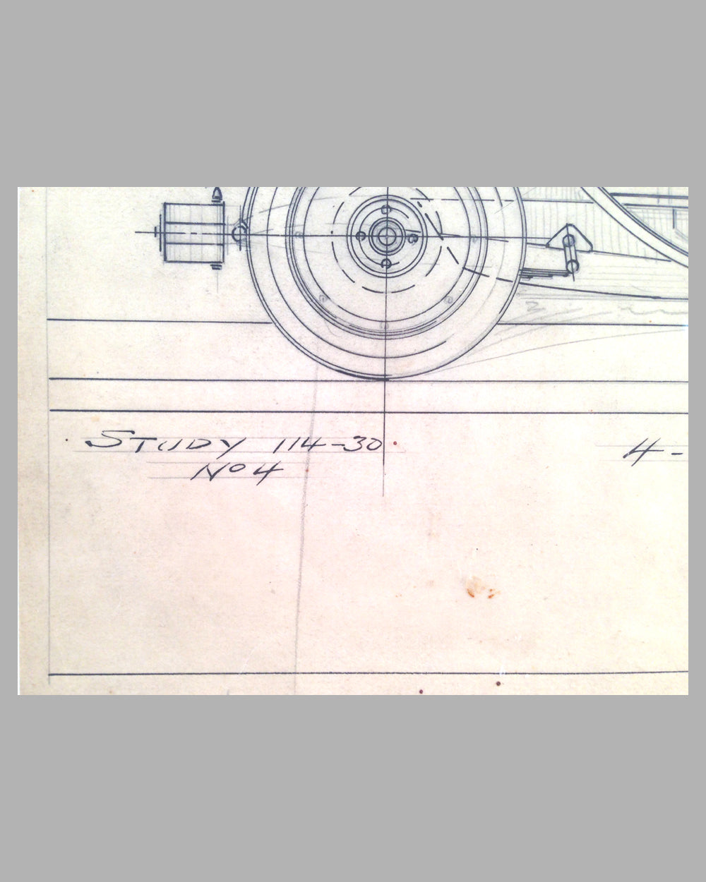 Wilson Rambler Touring Car concept drawing by E. W. Goodwin