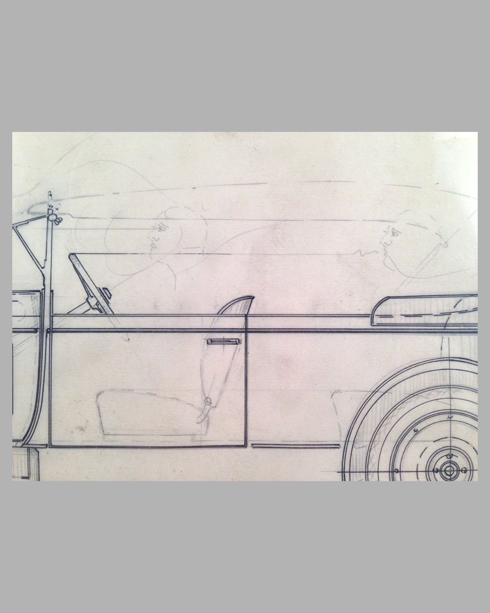 Wilson Rambler Touring Car concept drawing by E. W. Goodwin