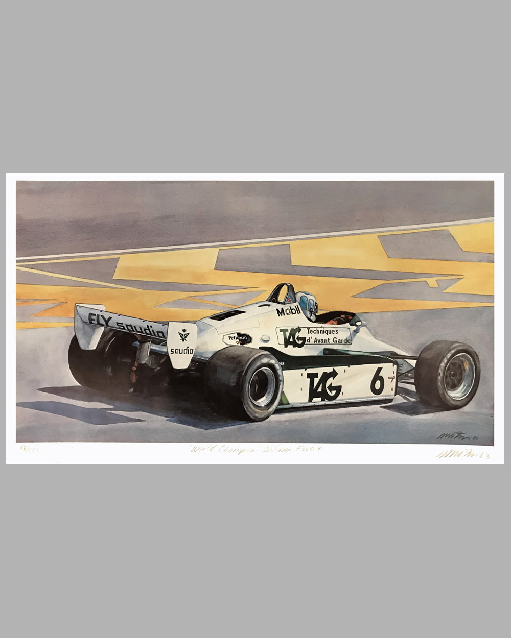 World Champion K. Rosberg&#39;s Williams print