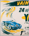 1952 Yacco Oil original advertising poster by P. Boyer 2