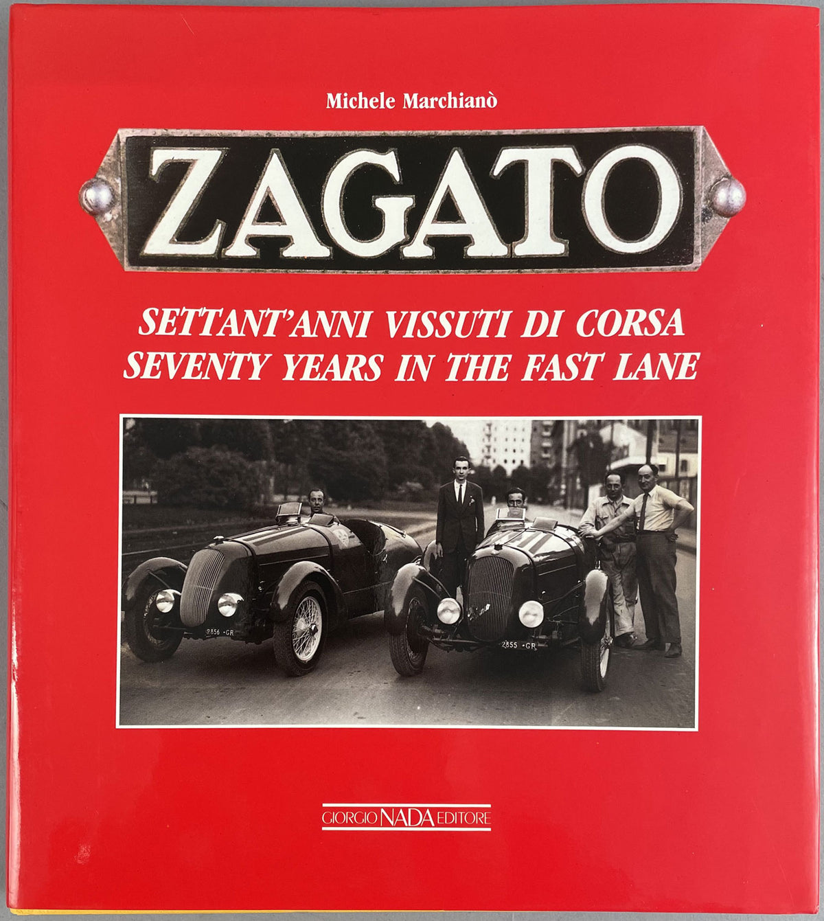 Zagato - 70 years in the fast lane book by Michele Marchiano, 1989, 1st edition